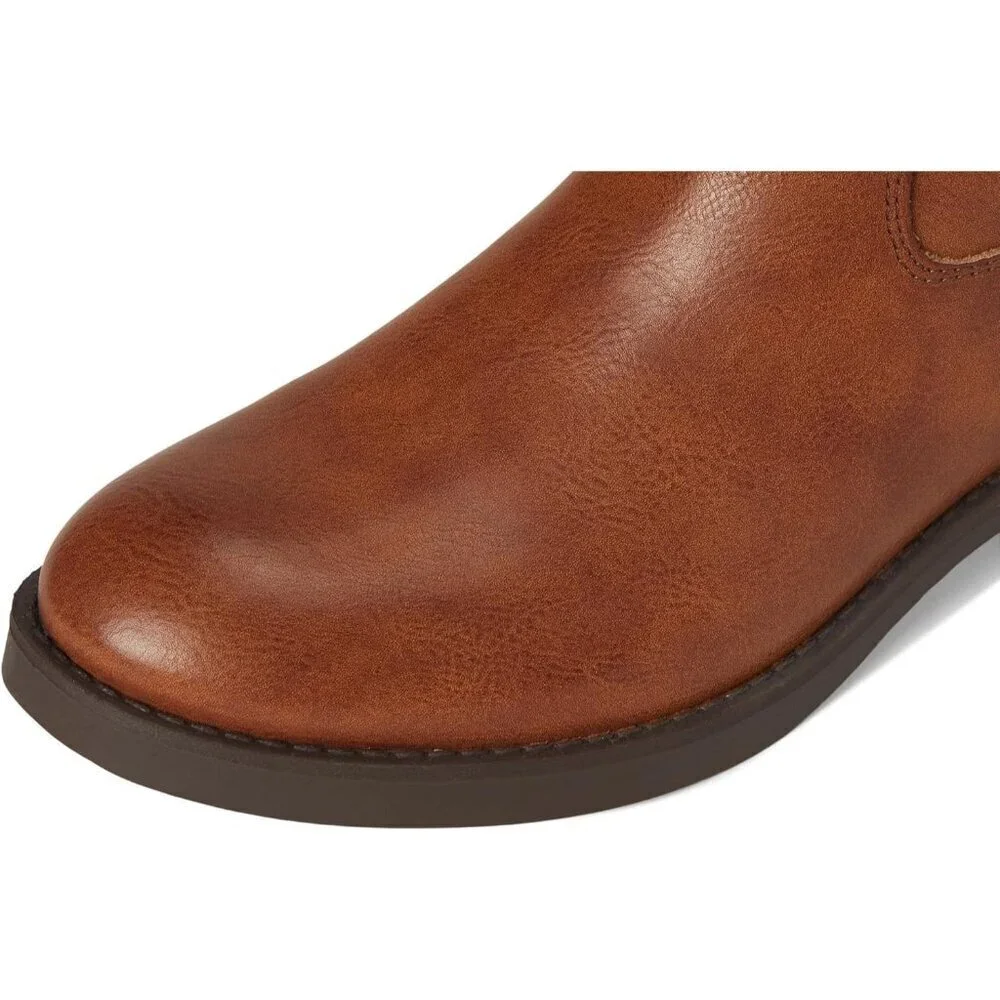 girls Cognac Kellie Button Riding (Little Kid/Big Kid)